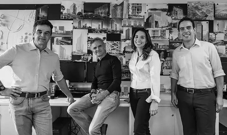 Equipe do escritório Aflalo/Gasperini Arquitetos
