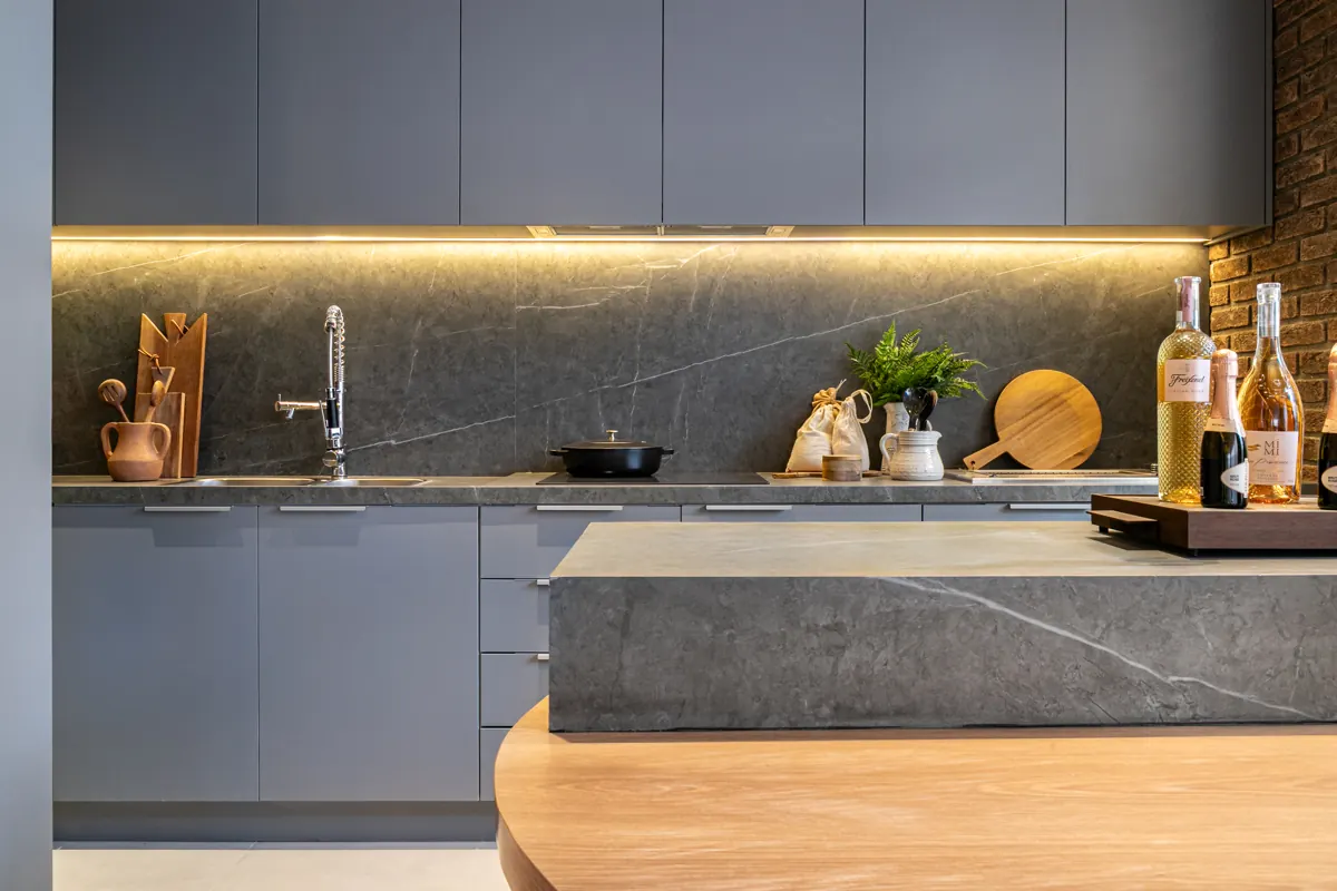 Cozinha gourmet — apartamento decorado