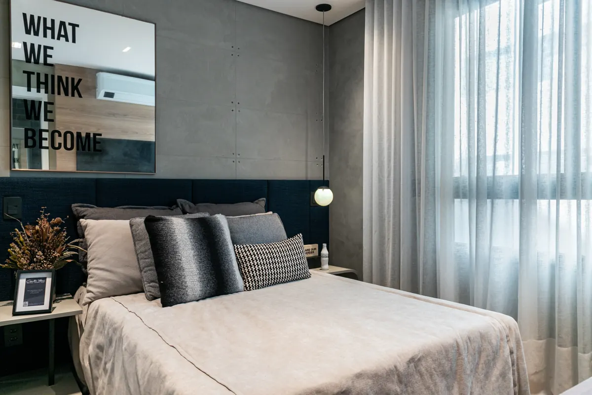 Suíte — apartamento decorado